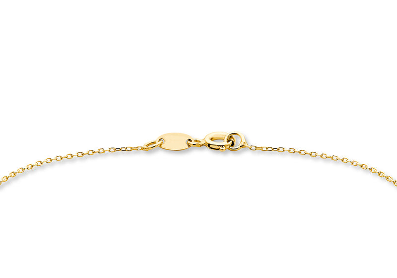 9ct Yellow Gold Hearts Links Bracelet