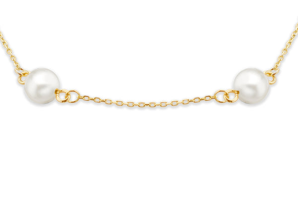 9ct Yellow Gold Pearl Orbit Bracelet