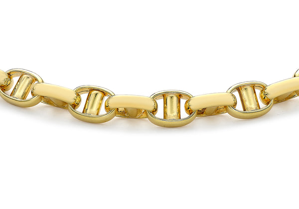 9ct Yellow Gold Cuban Chain Links Bracelet