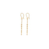 9ct Yellow Gold Woven Mesh Drop Earrings