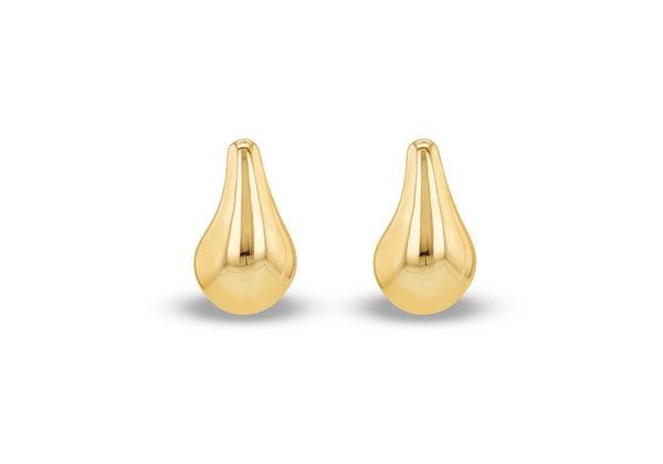 9ct Yellow Gold Bijou Teardrop Stud Earrings