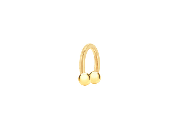 9ct Yellow Gold Nose Piercing Hoop