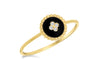 9ct Yellow Gold 0.4ct Diamond Petal Ring