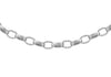 9ct White Gold 130 Oval Belcher Chain