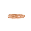 9ct Rose Gold Faceted Organic Band Ring