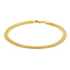 14ct Yellow Gold 140 Round Curb Bracelet