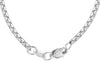 9ct White Gold 36 Diamond Cut Box Belcher Chain