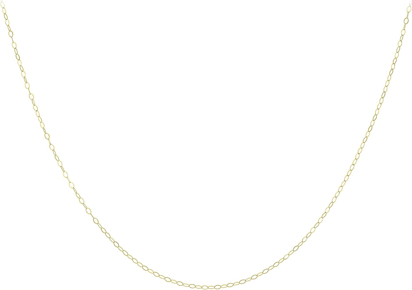 9ct Yellow Gold 20 Soldered Slim Trace Chain