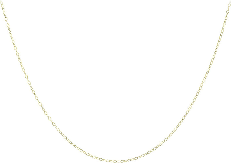 9ct Yellow Gold 20 Soldered Slim Trace Chain