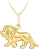 9ct Yellow Gold Lion Pendant