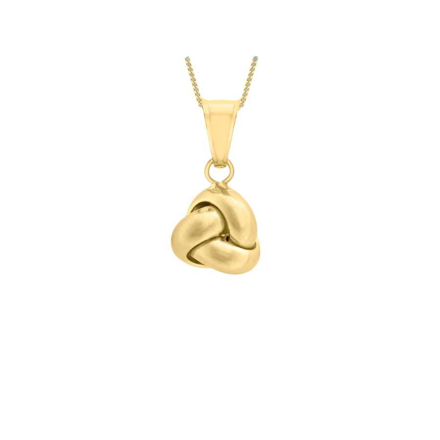 9ct Yellow Gold Triple-Knot Pendant