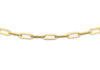 18ct Yellow Gold Paper Chain Links Bracelet