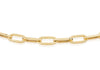 18ct Yellow Gold Paper Chain Links Bracelet