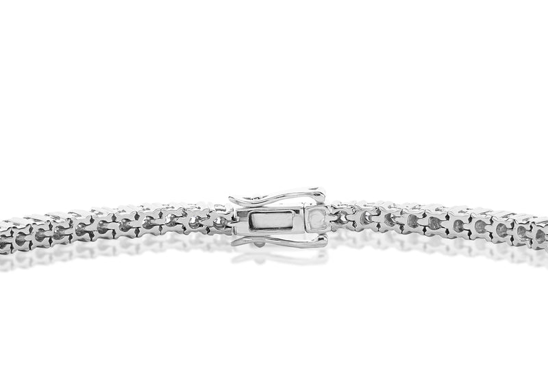 18ct White Gold 3.00ct Diamond Tennis Bracelet