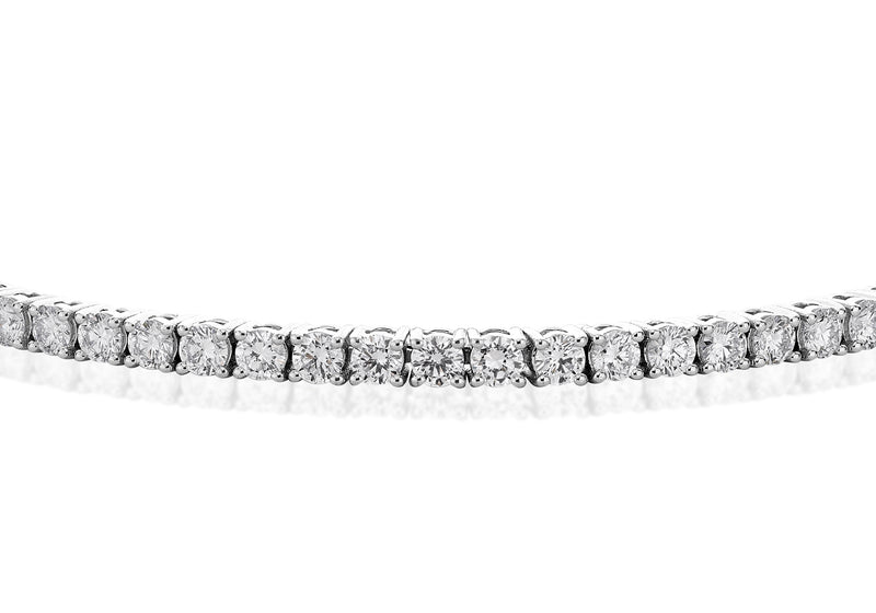 18ct White Gold 5.00ct Diamond Tennis Bracelet