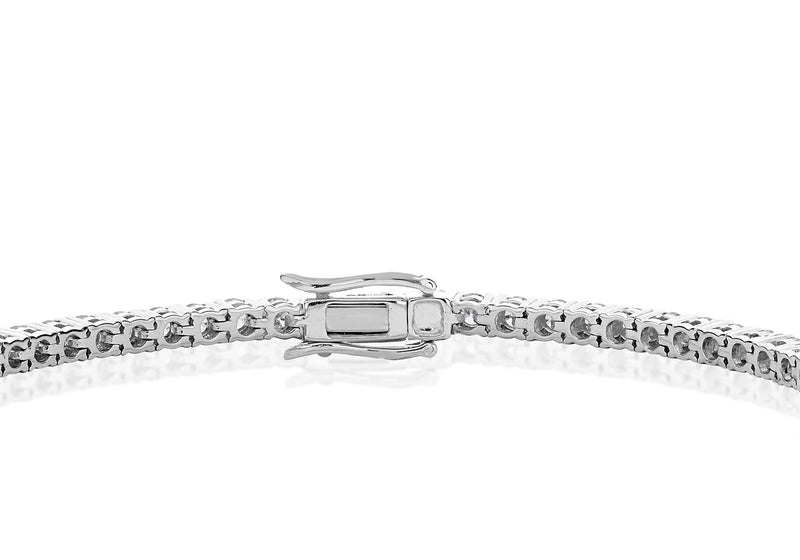 18ct White Gold 5.00ct Diamond Tennis Bracelet