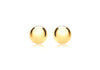 18ct Yellow Gold 5mm Ball Stud Earrings