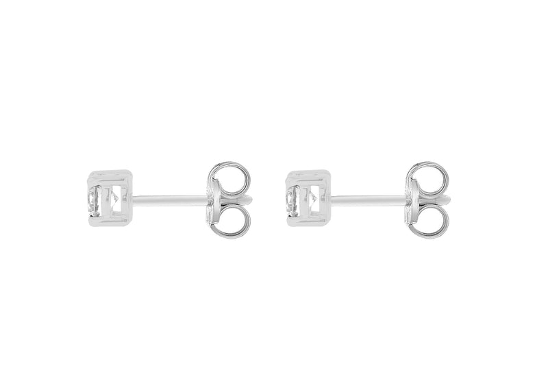 18ct White Gold 0.50ct Diamond Stud Earrings