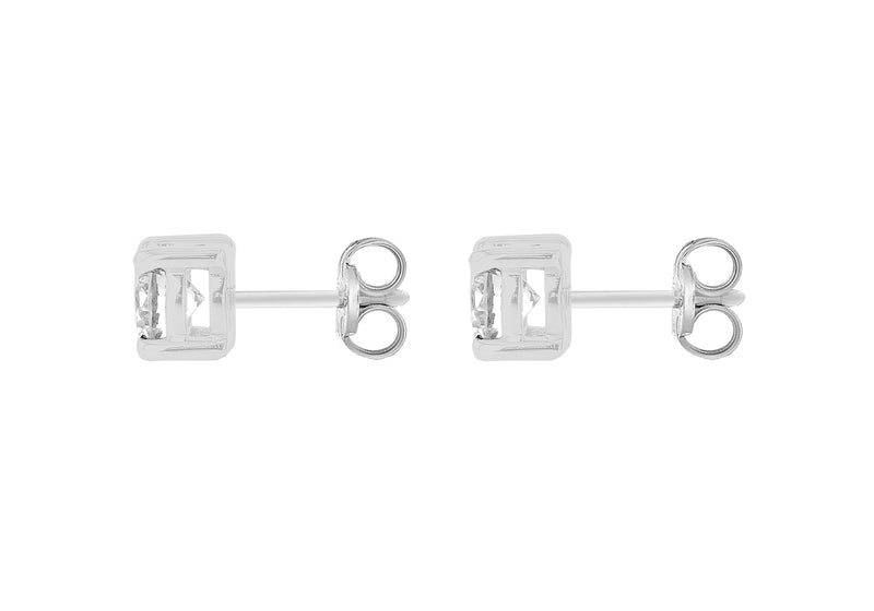 18ct White Gold 0.75ct Diamond Stud Earrings