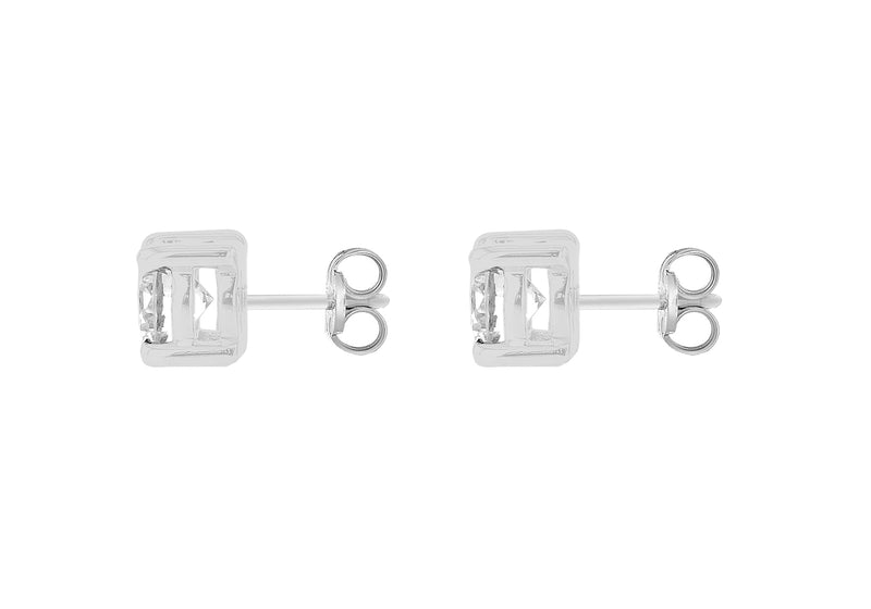 18ct White Gold 1.00ct Diamond Stud Earrings