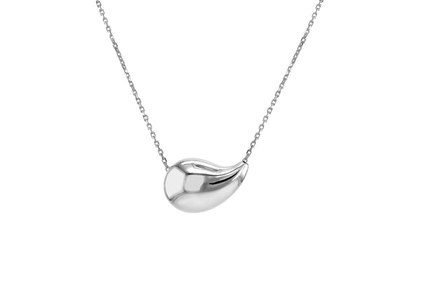 Sterling Silver Electroform Pear Slider Pendant