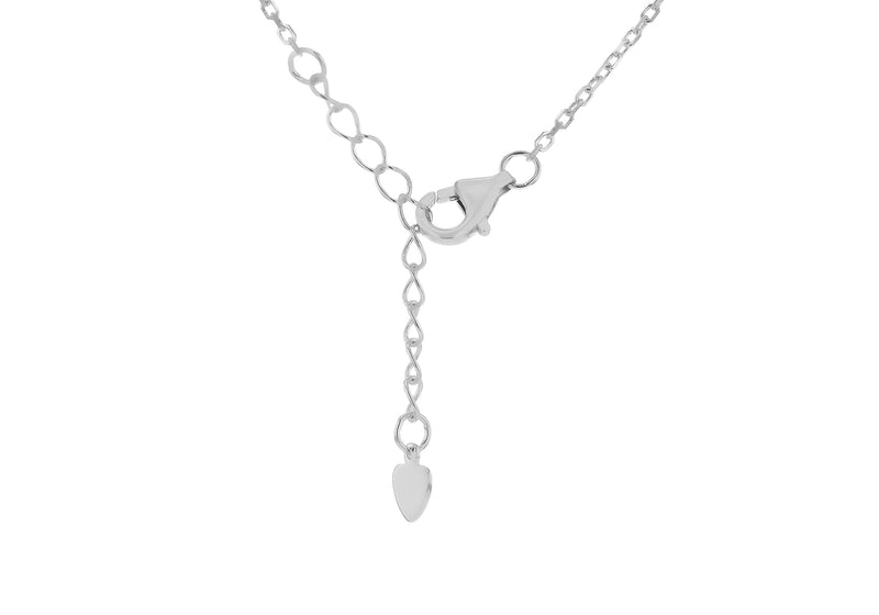 Sterling Silver Star Zirconia Pendant Necklace
