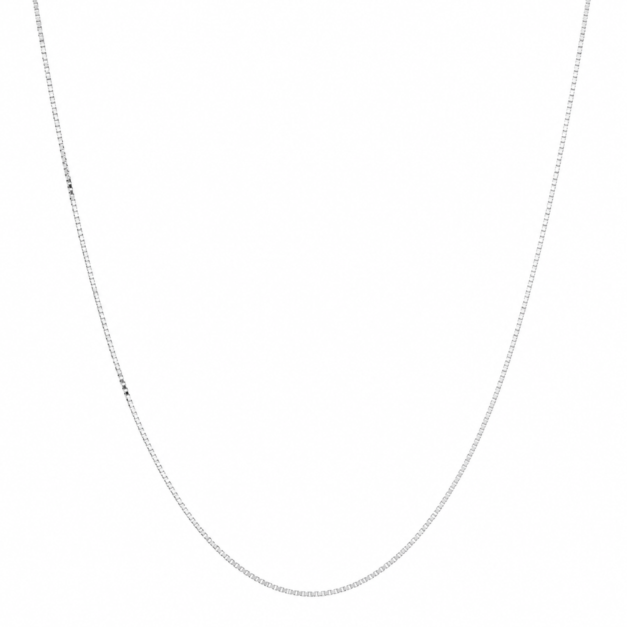 Sterling Silver 115 Ultra-Slim Adjustable  Box Chain