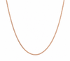 9ct Rose Gold 40 Diamond Cut Curb Chain