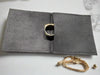 Faux Suede Jewellery Pouch
