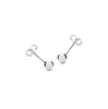 18ct White Gold 4mm Ball Stud Earrings
