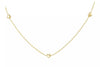9ct Yellow Gold Three Heart Necklet