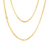 9ct Yellow Gold 100 Curb Links Chain