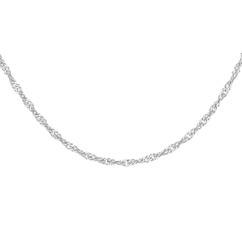 Platinum 18 Twist Curb Chain