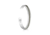 Hoxton London Men's Sterling Silver Pyramid Marasite Full set uff Bangle