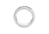 Hoxton London Men's Sterling Silver Pyramid Marasite Set Spinning Ring