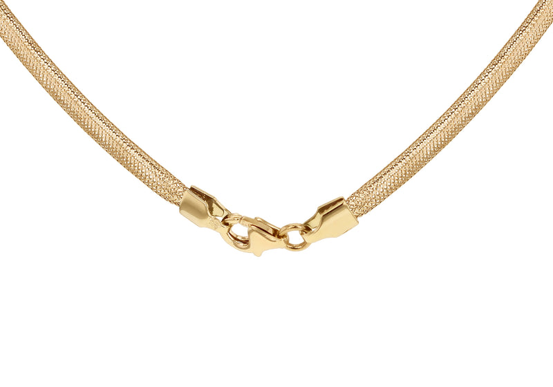 9ct Yellow Gold Flexible Knot Necklace