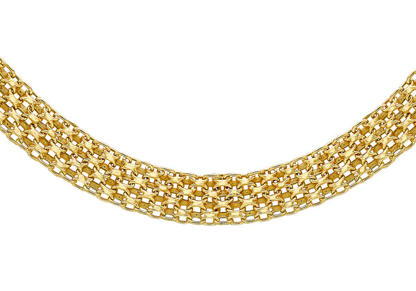9ct Yellow Gold Bismark Necklace