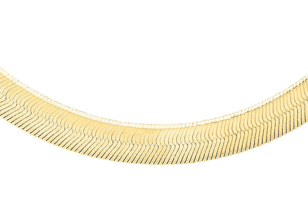 9ct Yellow Gold 35 Herringbone Chain