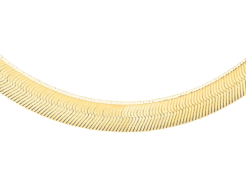 9ct Yellow Gold 60 Herringbone Chain