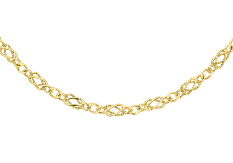 9ct Yellow Gold 70 Celtic Chain Necklace