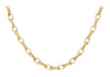 9ct Yellow Gold Textured Plain Link 'Prince of Wales' Chain