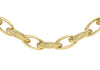 9ct Yellow Gold Textured Plain Link 'Prince of Wales' Chain