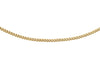 9ct Gold 25 Diamond Cut Curb Chain
