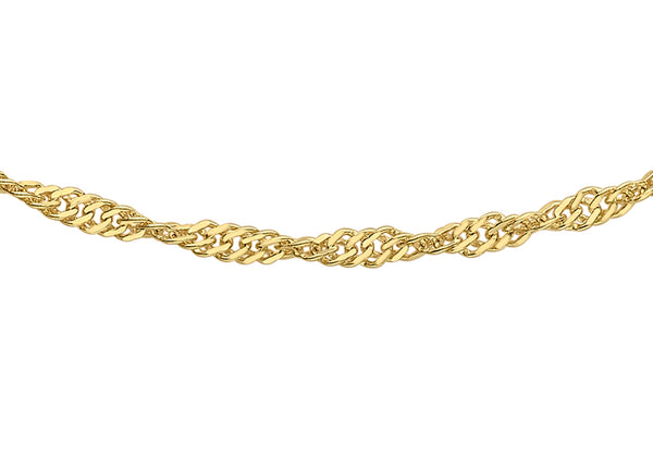 9ct 25 TWIST Curb 20"9