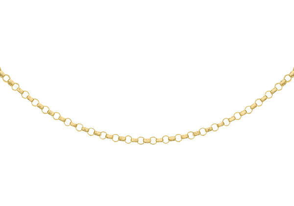 9ct Yellow Gold 65 Round Belcher  Chain 41m/16"9