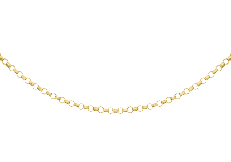9ct Yellow Gold 65 Round Belcher  Chain 41m/16"9