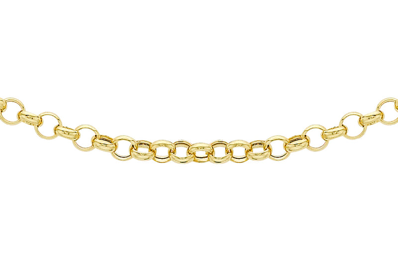 9ct Yellow Gold 80 Round Belcher Chain 