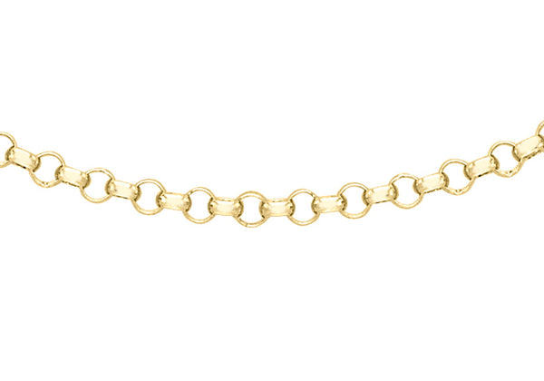 9ct Yellow Gold 68 Round Belcher Chain