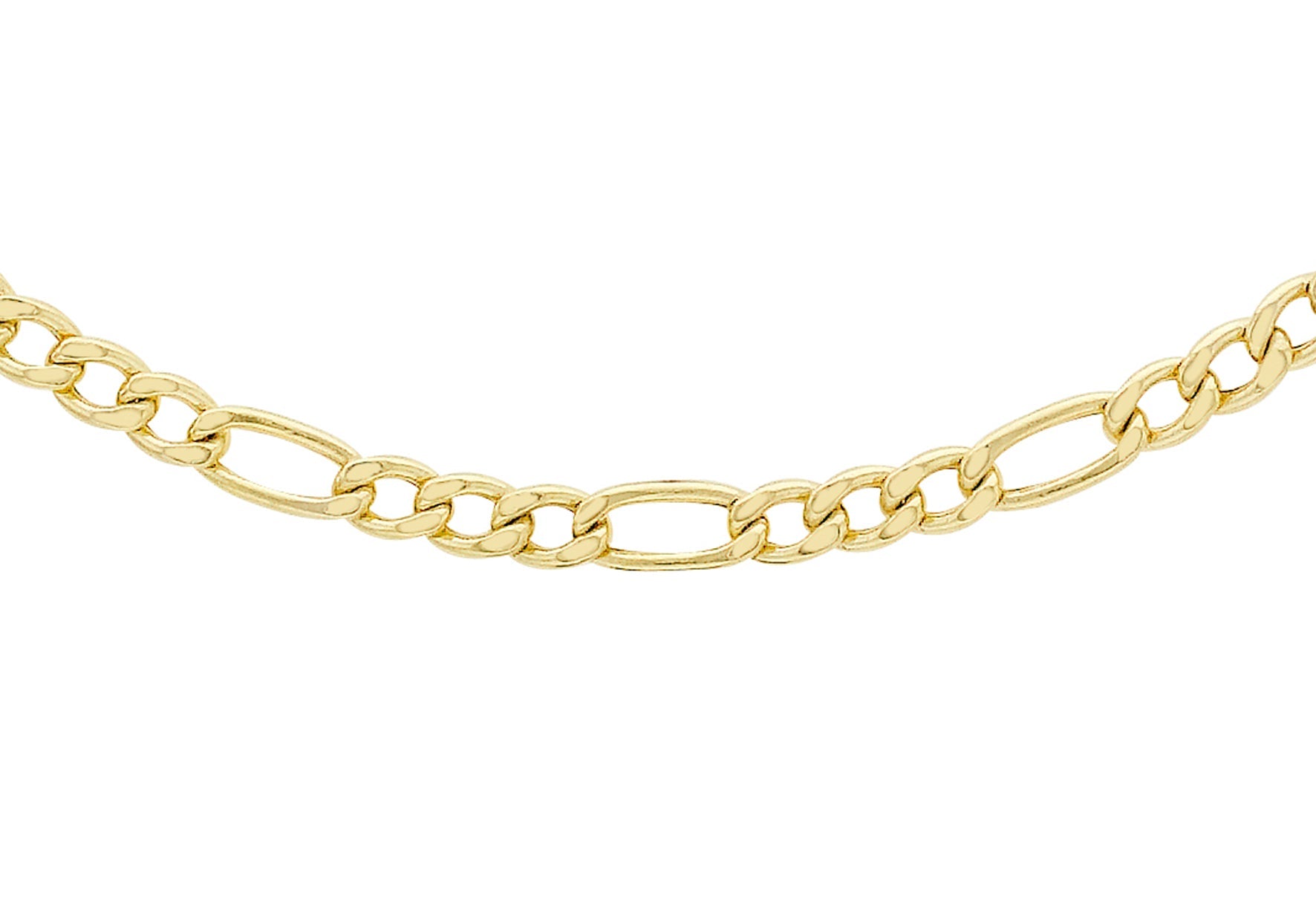 9ct Yellow Gold 80 Figaro Chain