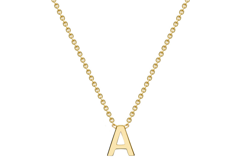 9ct Yellow Gold Initials Adjustable Necklace